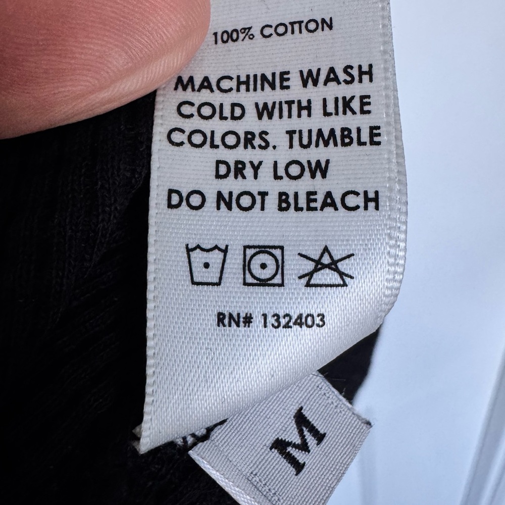 Cotton Citizen Black Waffle Dress - Picture 5 of 5